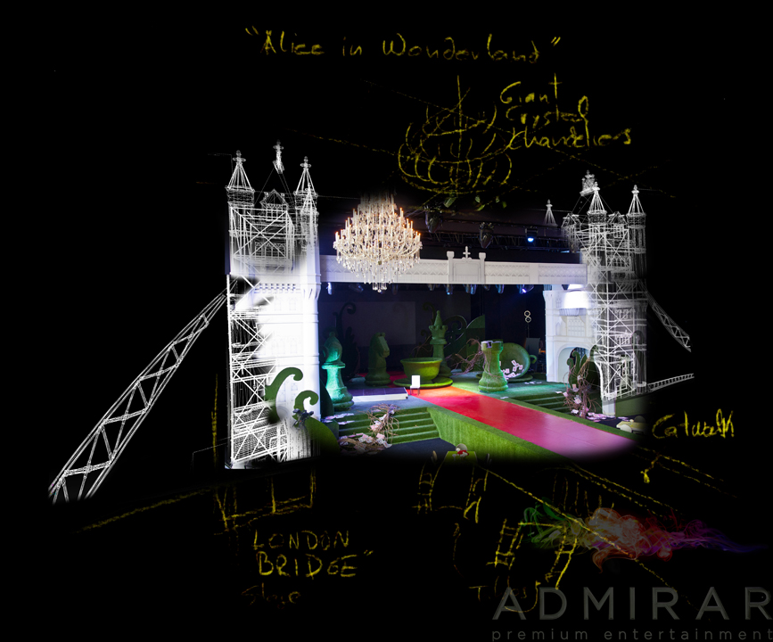 Planung & Design - Alice im Wunderland